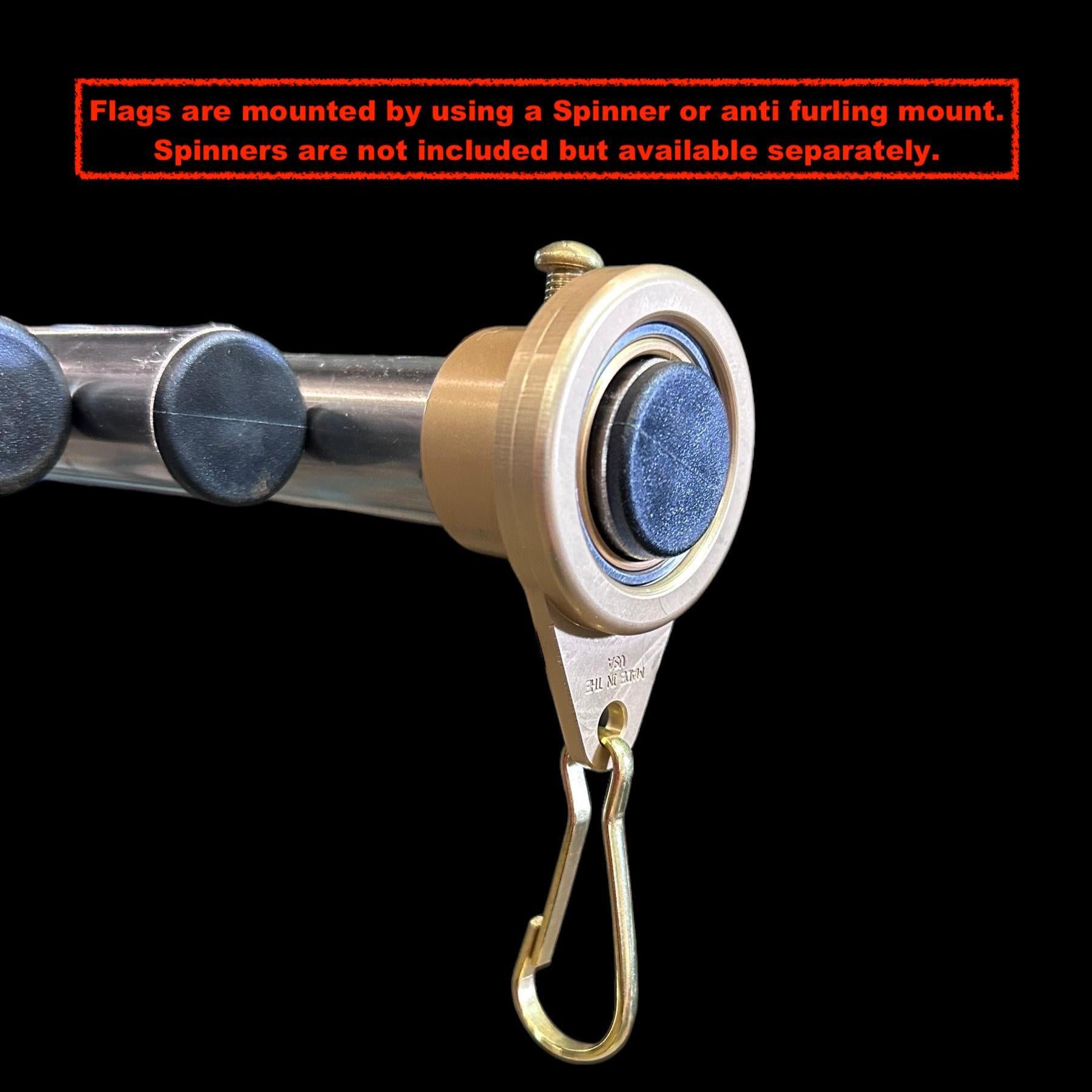 1” Heavy Duty 316 STAINLESS flag pole