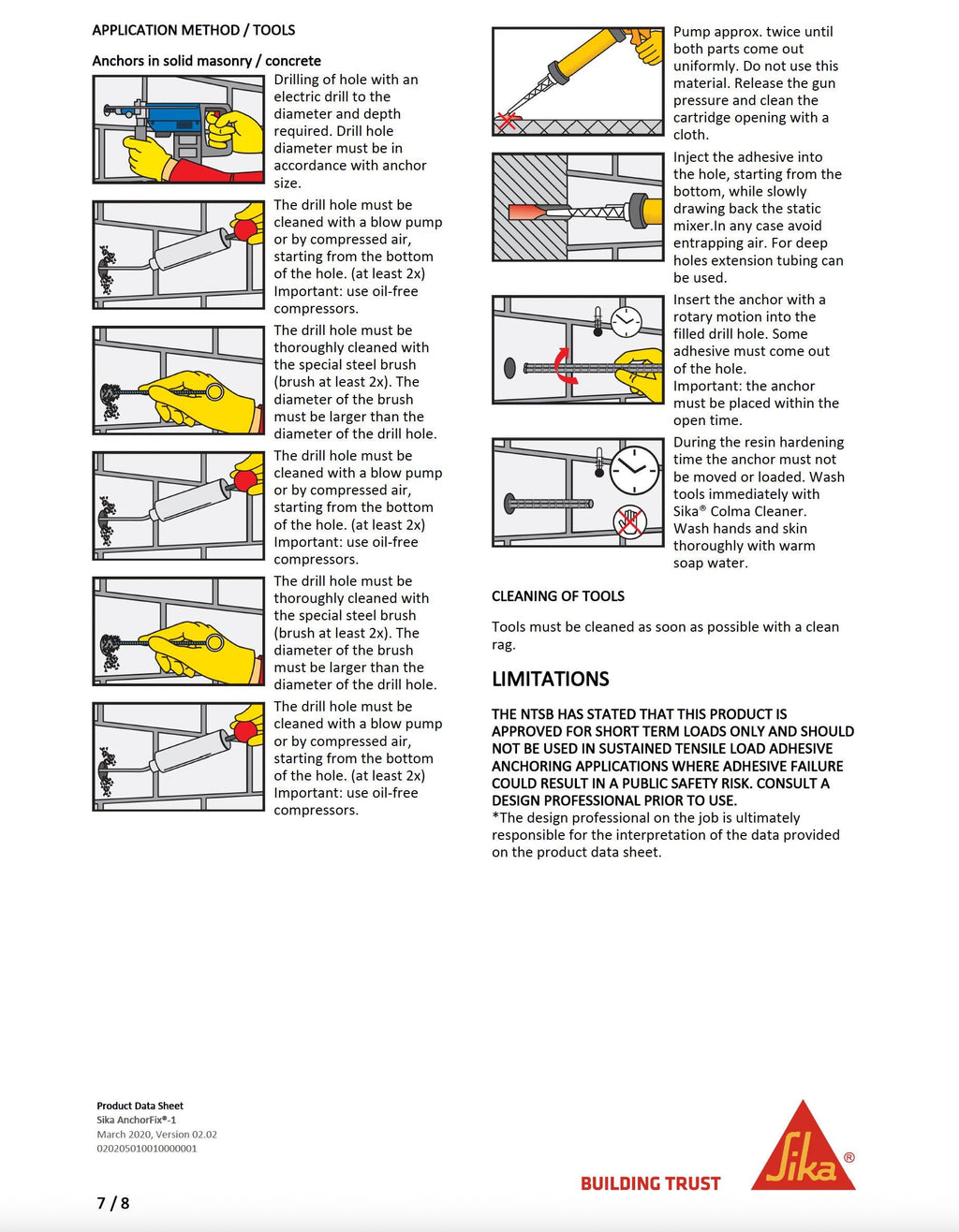 Brick, Block or Concrete mounting Kit