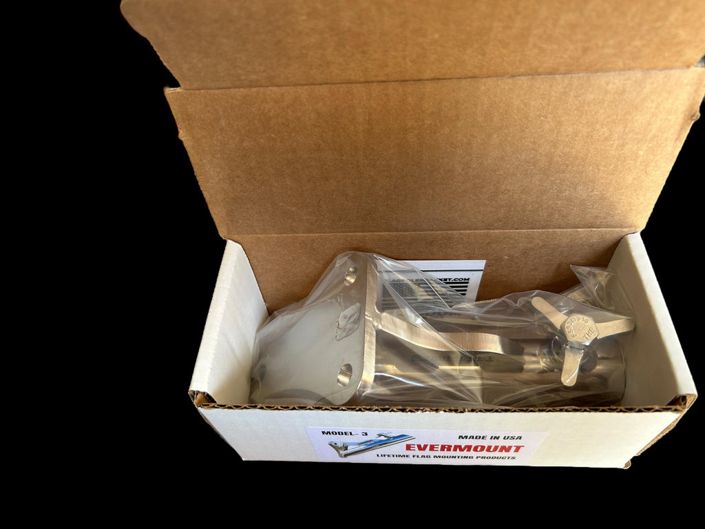 Model-3, 1" STAINLESS Flagpole Mount