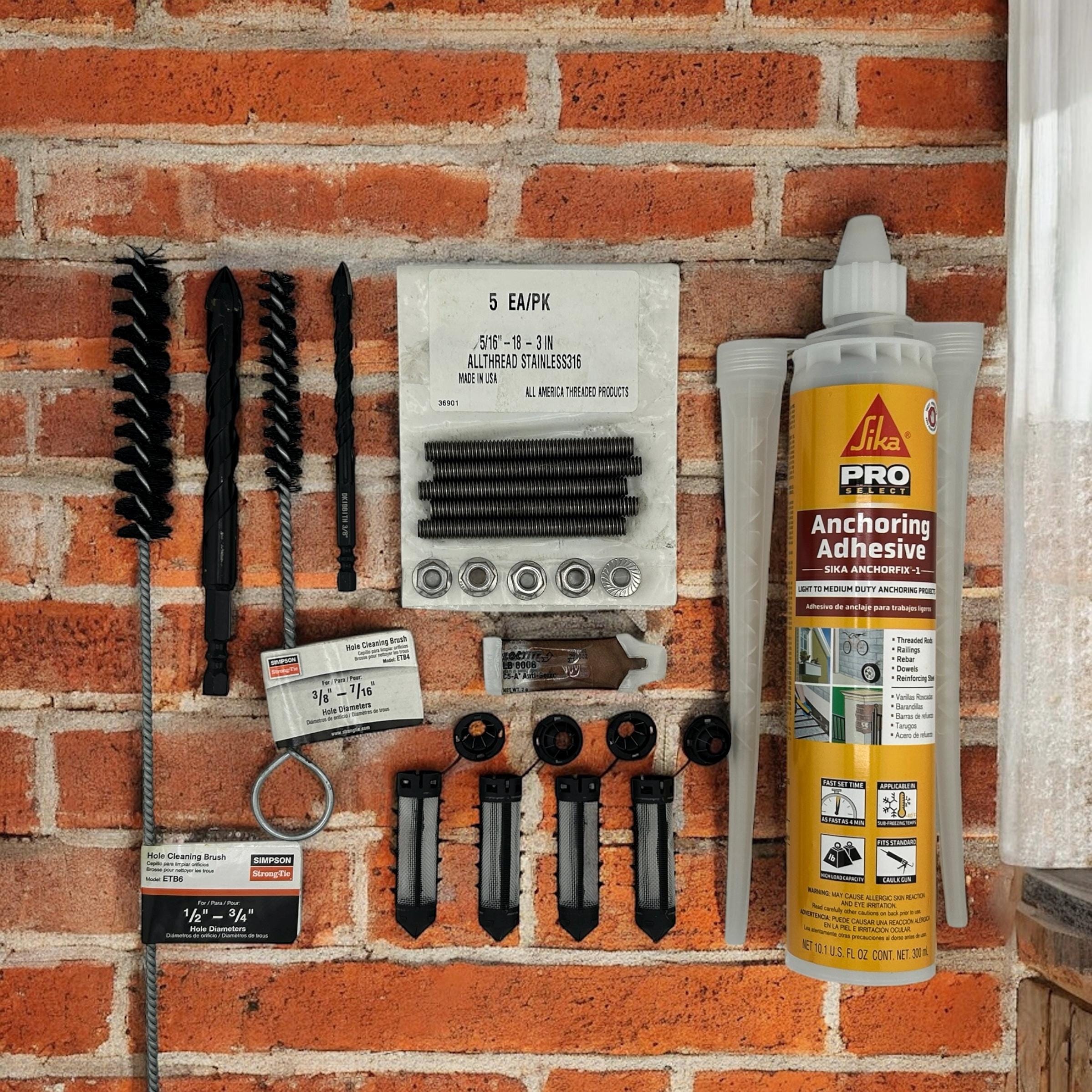 Brick, Block or Concrete mounting Kit