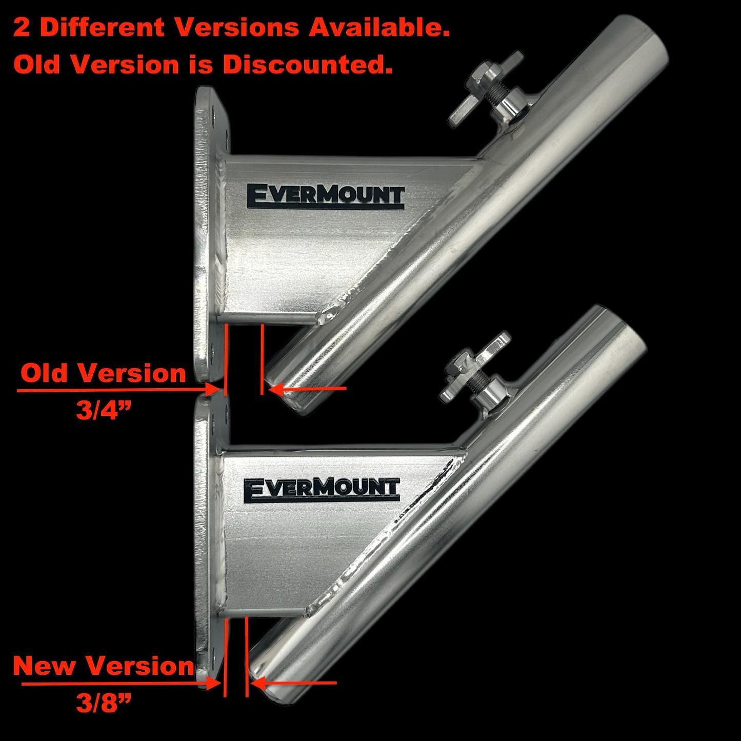 MODEL-1, 1" STAINLESS Flagpole Mount